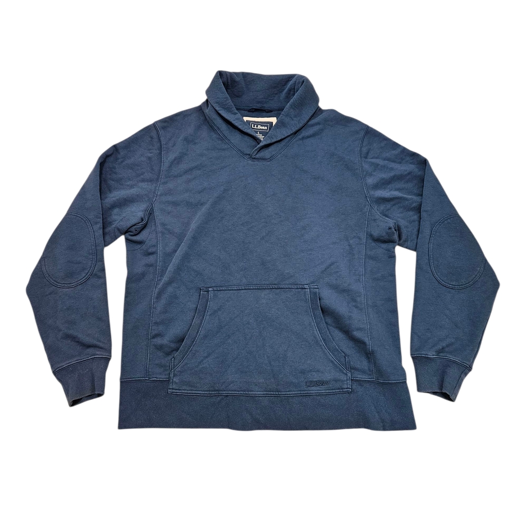 L.L. Bean Men's Deep Blue Pullover Hoodie